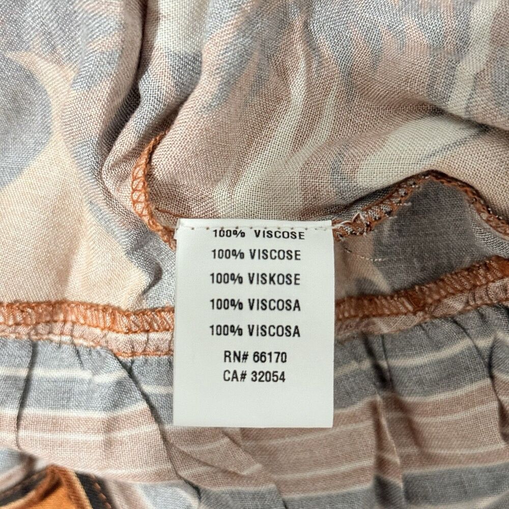 Conditions Apply Irwania Midi Shirtdress 3X Brown Pattern NWT - Picture 16 of 16